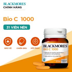 Bổ sung vitamin c blackmores bio c 1000mg 31 viên tăng sức đề kháng, hệ miễn dịch, trắng sáng da